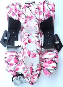 ATV Plastic Body Baja50cc Coolster 3050C Vitacci Hawk-110 Taotao 110B Pink Camo - Picture 1 of 4