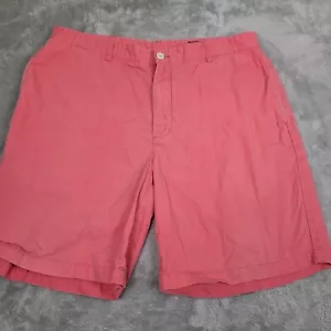 Vineyard Vines Links Shorts Mens Size 38 Coral Flat Front 100% Cotton - Picture 1 of 8