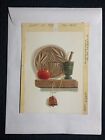 Fathers Day Apple Bell Mortar And Pestle Shelf 6.5X9" Greeting Card Art #Fd8718