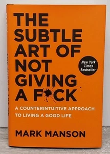 Die subtile Kunst, keinen Fu$k zu geben Mark Manson HC Buch fast neuwertig neu ungelesen - Bild 1 von 4
