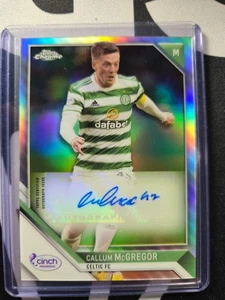 2021-22 Topps Chrome SPFL Callum McGregor CA-CM Refractor Auto CELTIC - Picture 1 of 2