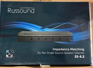 Russound SS-6.2 Single Source Impedance Matching Speaker Selector for 6-Pair New - Picture 1 of 1
