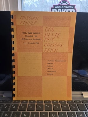 Scarce Chess Tournament Clare Benedict Challenge Cup 1961 - Image 1 of 3