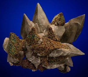 Calcit mit Markasit Brushy Creek Mine, Viburnum Trend, Missouri 2205-0136 - Bild 1 von 4