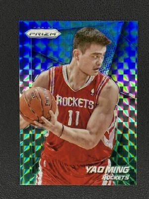 Yao Ming 2014-15 Prizm Blue Green Mosaic #240 ROCKETS - Image 1 of 2