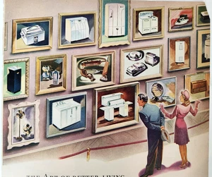 Electrodomésticos eléctricos Westinghouse vintage 1944 publicidad revista impresión - Imagen 1 de 5