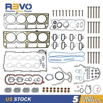 Head Gasket Bolt Set for 07-14 Chevy Silverado GMC Envoy Buick Rainier Saab 5.3L - Image 1 of 4