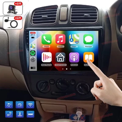 4+64GB FOR MAZDA 323 FAMILIA 1998- 2003 CARPLAY HEAD UNIT STEREO GPS ANDROID 15 - image 1 of 4