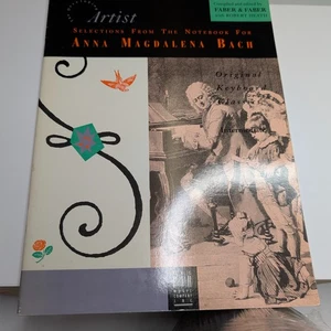 Anna Magdalena Bach Notebook Piano Sheet Music Book Faber Intermediate F2 - Picture 1 of 4