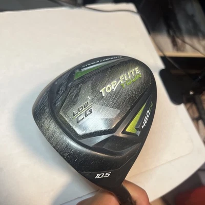 Top Flite 65 Mens Flex Driver Golf Club Titanium 10.5 Left-Handed Low CG 44” - Image 1 of 4