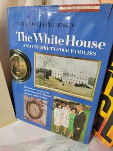 The White House & Its 34 Families  Amy Jensen 1965 Dust Jacket Enlarged Edition - Picture 1 of 16