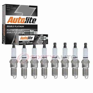 8 pc Autolite Double Platinum Spark Plugs for 2007-2016 Cadillac Escalade ym - Picture 1 of 5