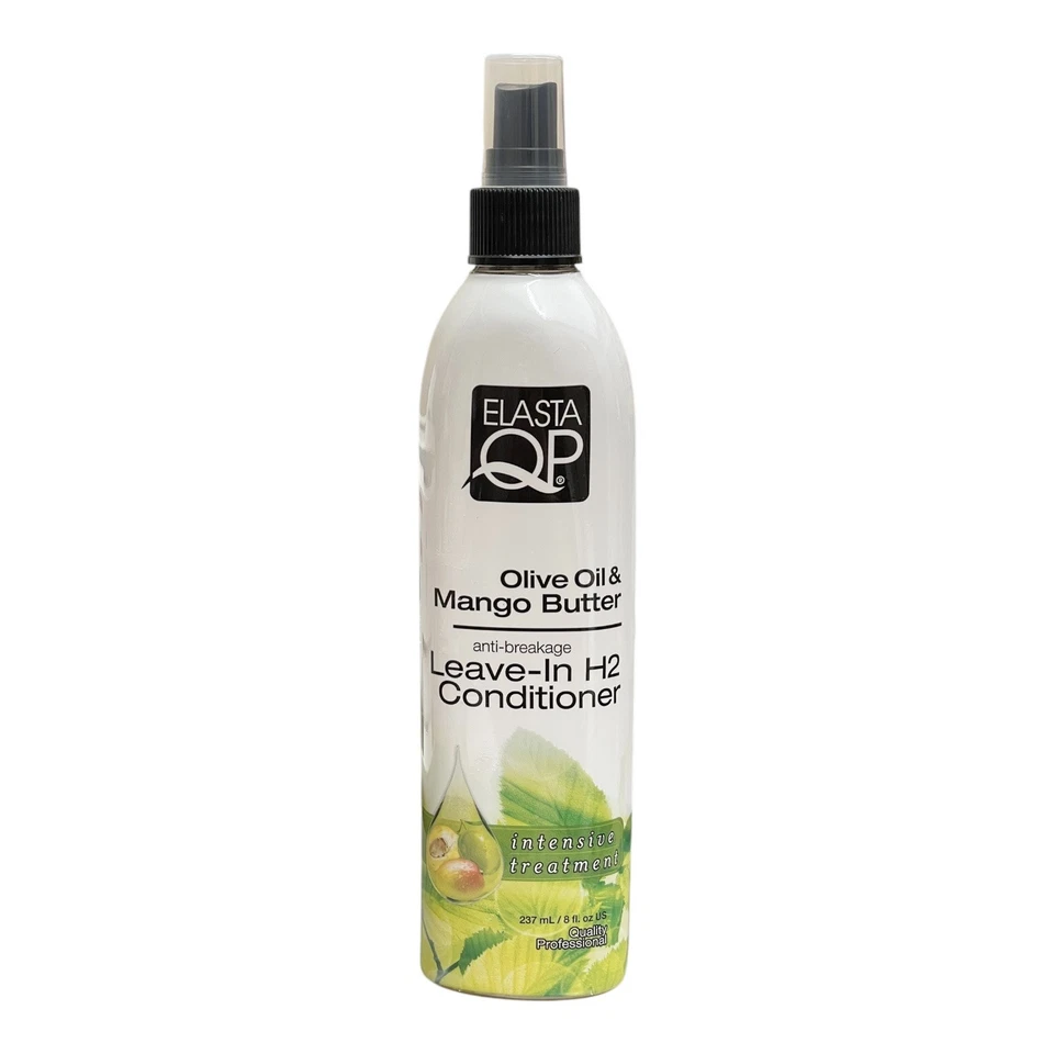 Elasta QP - Acondicionador H2 sin enjuague de aceite de oliva y mantequilla de mango - 8 oz Foto 1 de 2