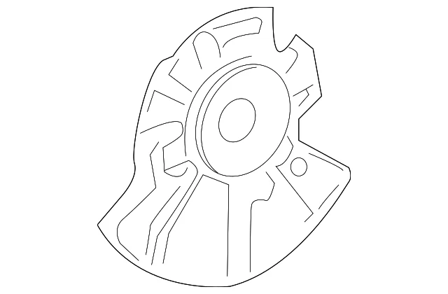 Protetor de respingo genuíno Mercedes-Benz 230-420-08-44 - Imagem 1 de 3