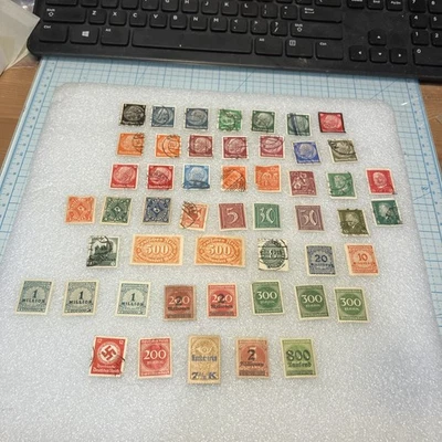 50 USED WWII 3rd Reich/Deutsches Reich Stamps Set, 1933-1945. $1 Ships. A DEAL! - Image 1 of 4