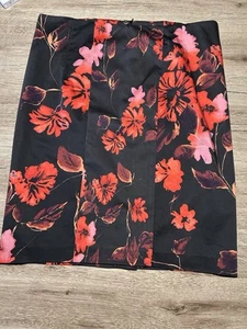 Alba Moda Rock Gr 44,schwarz rote Blumen - Bild 1 von 5