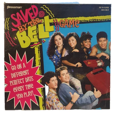 Saved by the Bell Board Game, 2 to 4 Players, Ages 8+, by Pressman, New in Box - Image 1 of 4