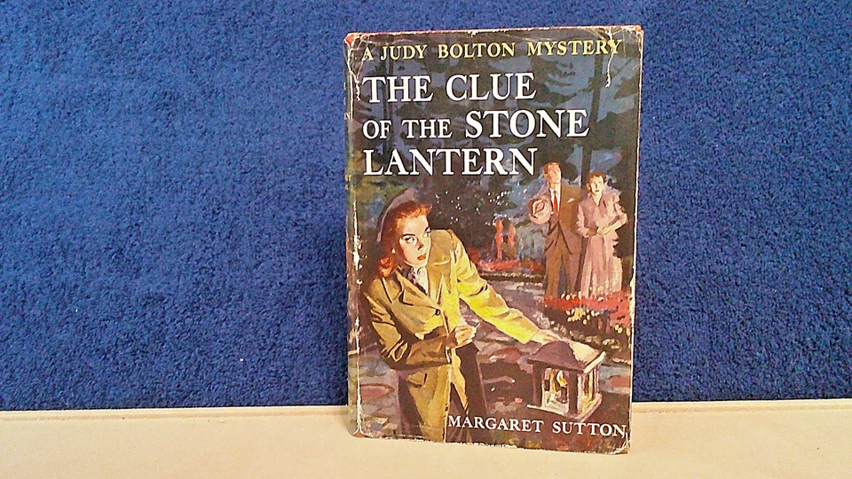 JUDY BOLTON #21 CLUE OF STONE LANTERN w/DJ 1st PRINTING 1950-1 CLARKE'S GUIDE - Image 1 of 4