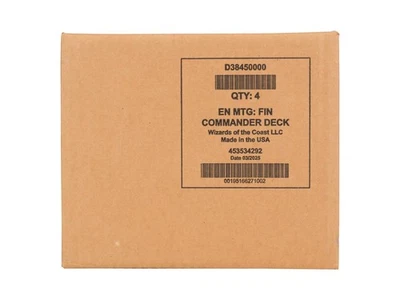 MAGIC THE GATHERING FINAL FANTASY COMMANDER BUNDLE 4-DECK CASE (PRESELL) - Image 1 of 2