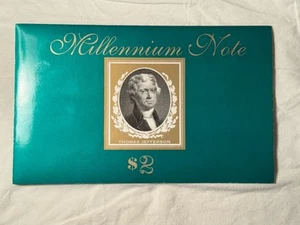 $2 Millennium Star Note #8115 out of 9999 Fort Worth Bureau of Engraving 1995 - Picture 1 of 24