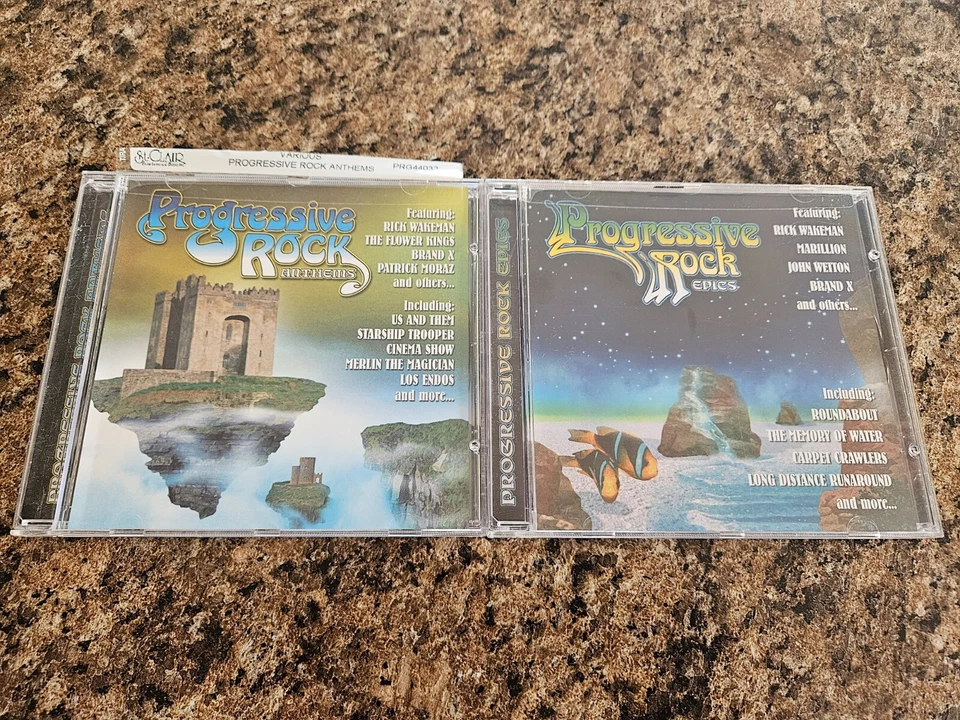 2 2001 PROGRESSIVE ROCK CDS mint! ANTHEMS nm! EPICS WAKEMAN MARILLION NEKTAR - Image 1 of 4