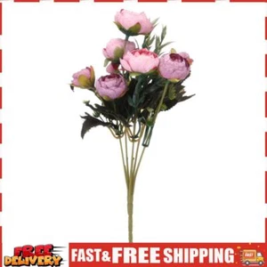 Aediea 9 Pfingstrosen aus Seide, künstliche Blumen, Tischdekoration Artificial f - Bild 1 von 6