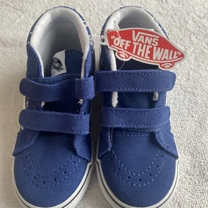 NEW Vans Sk8 Mid Reissue Shoes Check Paisley Kids Size 9.5 - Picture 1 of 6