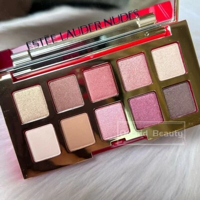 New Estee Lauder Eyeshadow Palette 10 Colors~Nude~Discontinued Limited Edition - Image 1 of 4