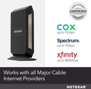 Modem kablowy NETGEAR DOCSIS 3.1 (CM1000) modem gigabitowy, kompatybilny ze wszystkimi głównymi - Zdjęcie 1 z 6