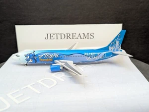 1/200 ALASKA AIRLINES BOEING 737-400 ALLADIN BLUE GENIE DISNEY N706AS PHOENIX - Picture 1 of 9