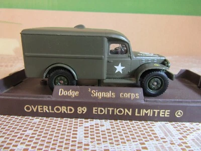 A47 Solido Overlord 89 Dodge WC54 US Army 1944 WWII Signals Corps 1:50 + Scatola - Immagine 1 di 4