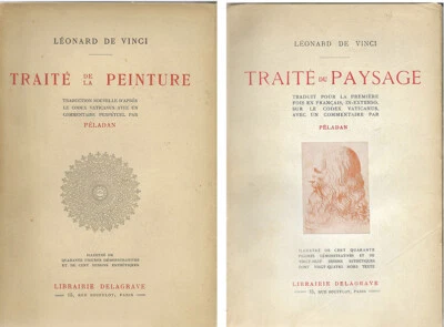 LEONARD DE VINCI ...TRAITE DE LA PEINTURE  et TRAITE DU PAYSAGE Péladan - Photo 1/3