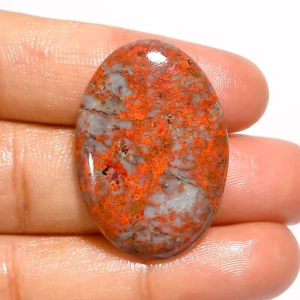 26.00 Cts Natural Sonora Sunrise Jasper Loose Gemstone Oval Cabochon 32X22X5 mm - Picture 1 of 6