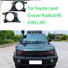 A Pair Front Headlight Frame Trim For Toyota Land Cruiser Prado lc90 FJ95 LJ95