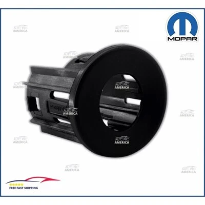 FRONT PARK ASSIST SENSOR BEZEL for 2014-2021 RAM 1500 5LS54TZZAA OEM MOPAR NEW - Image 1 of 4