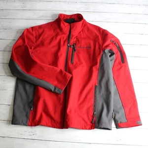 Free Country Men's Winter Jacket Size XL Red Gray Fleece Lined - Picture 1 of 5
