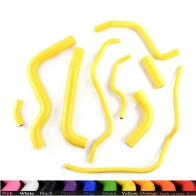 Mangueras de refrigerante de radiador de silicona amarillas para Yamaha FZ6 FZ 6 FZS600 2004-2011 Foto 1 de 4