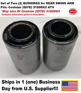 Set of Two (2) REAR SWING ARM BUSHINGS FOR COOLSTER 3150DX-2, 3150B ATV (OEM) - Picture 1 of 9