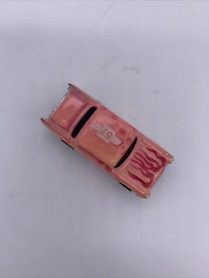 RARO! Chevy Hot Wheels Micro 1976 Cool Man 1957 rosa 57 escala 1:87 vintage Foto 1 de 4