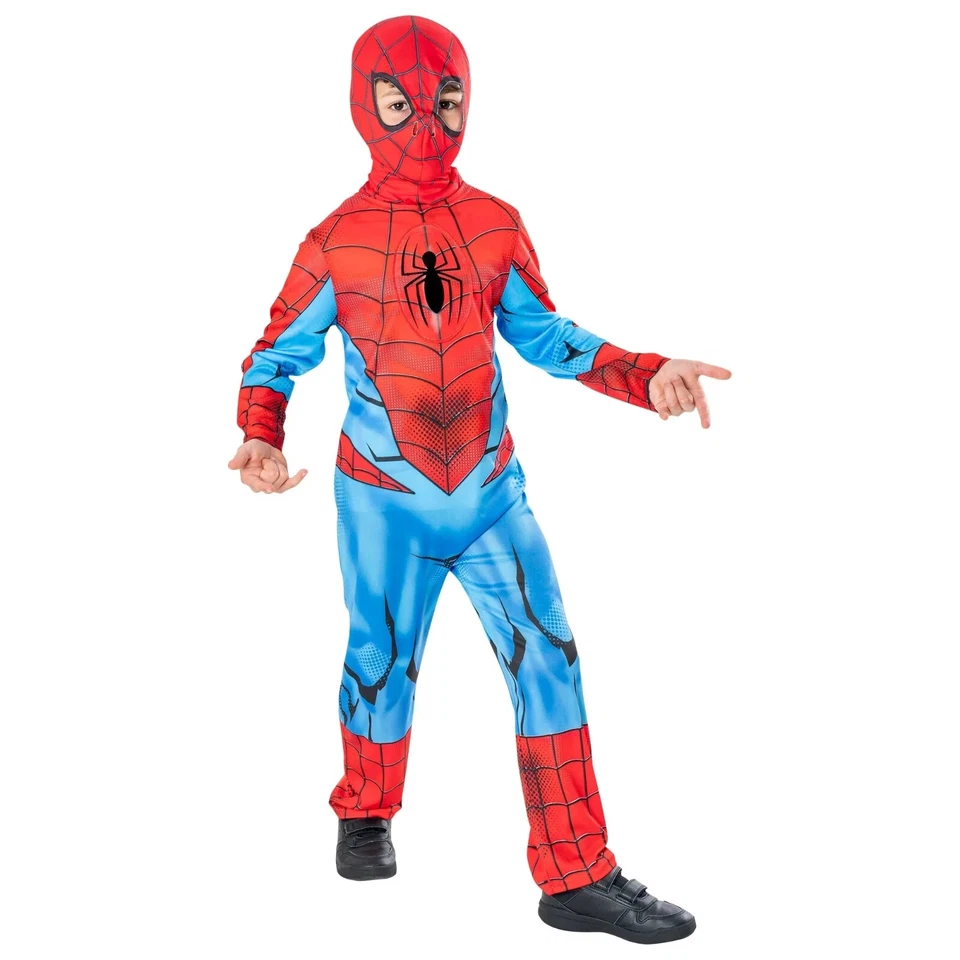 Spider-Man Child Costume Superhero Cosplay Jumpsuit and Mask - Rubie's 301324 - Image 1 of 4