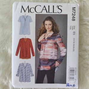 McCall's 7248 Blouse Sewing Pattern, Pull Over Top * Size: 14 - 22 - Picture 1 of 4