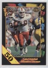 1991 Wild Card Draft 50 Stripe Luis Cristobal #120