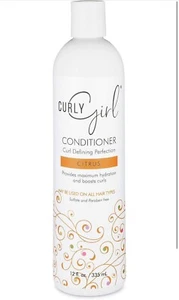 Acondicionador Curly Girl Curl Defining Perfection, cítrico, botella de 12 oz nuevo - Imagen 1 de 1