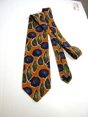 Raro Hugo Boss Nueva Vintage 90 Pura Seda Pure Seda Hecho en Italia - Imagen 1 de 3