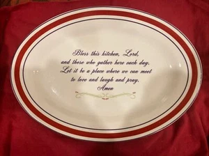 Abbey Press - Bless This House Kitchen - Decorative Oval Platter - Picture 1 of 5