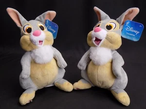 2x Disney Bambi's Thumper 8" Plush/Stuffed Animal Bunny Rabbit by Just Play - Picture 1 of 7