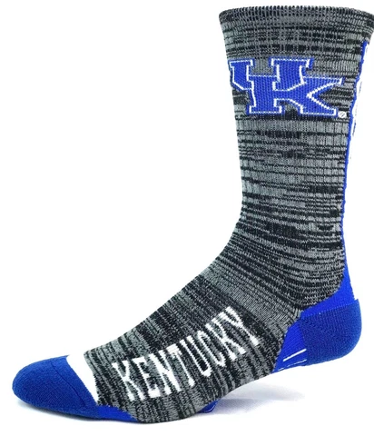 Kentucky Wildcats Charcoal RMC Vortex Deuce Crew Socks Cover