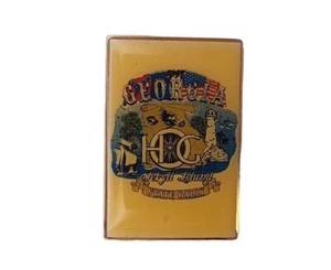 Harley Owners Group Georgia State Rally Jekyll Island Georgia Rally Hat Vest Pin - Picture 1 of 4
