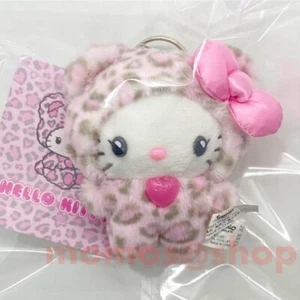 Sanrio Hello Kitty Gal Bär Serie Plüsch Maskottchen Schlüsselanhänger rosa Leopard Clip-On JP - Bild 1 von 24