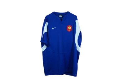 Maillot rugby vintage équipe de France domicile - Photo 1/2